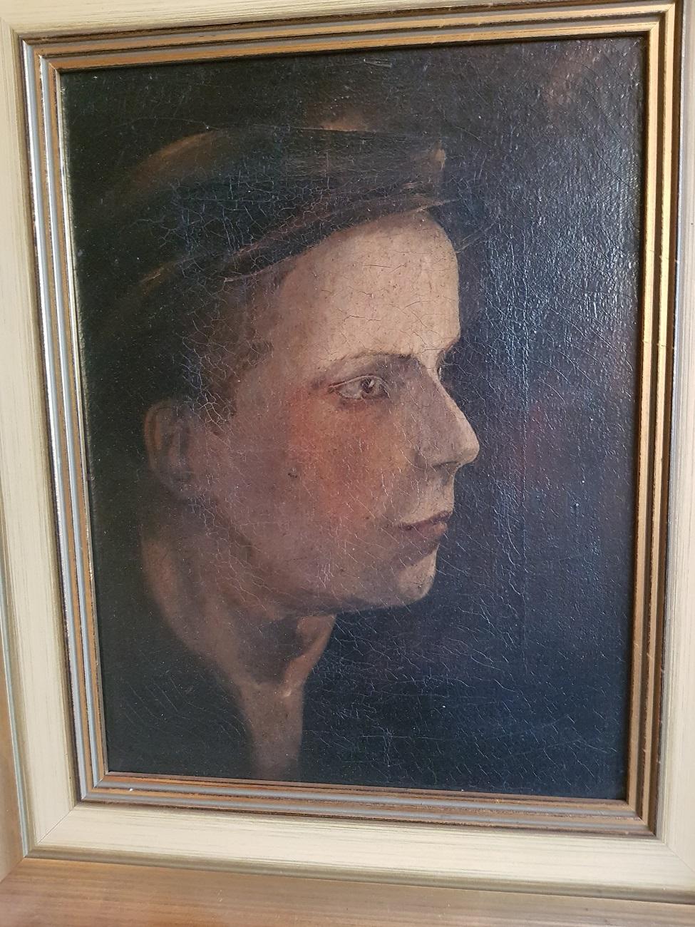 Elegant hand painted Impressionistic work by an unknown artist with a portrait of a boy with a cap, it is an oil on canvas from the late 19th century.

The measurements are incl. frame,
Depth 5 cm/ 1.9 inch.
Width 32.5 cm/ 12.7 inch.
Height 39 cm/