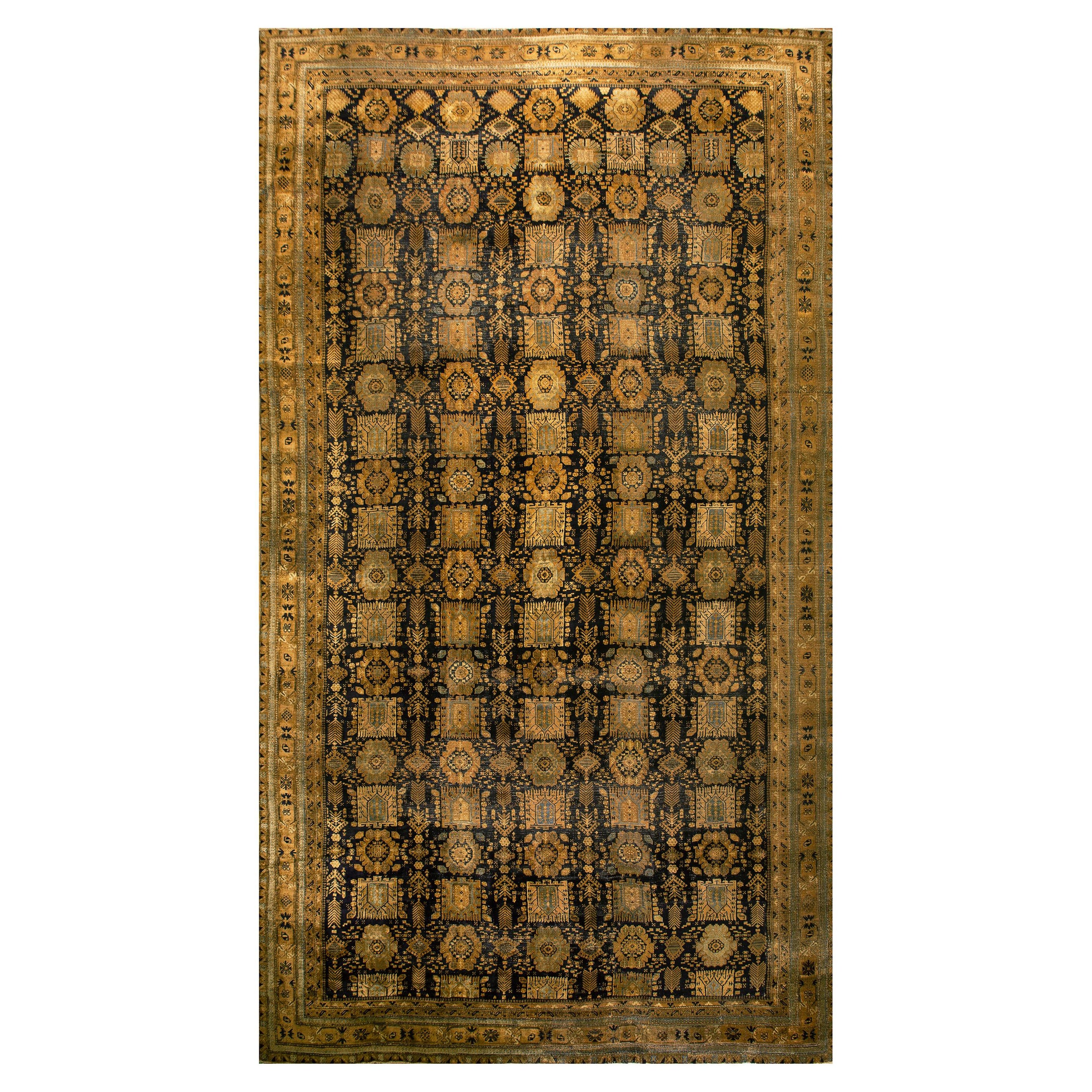 Tappeto indiano Agra della fine del XIX secolo ( 12' x 21'8" - 366 x 660 )