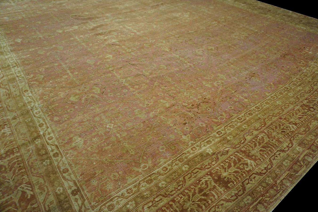 Tappeto indiano Agra della fine del XIX secolo ( 15' x 19'6