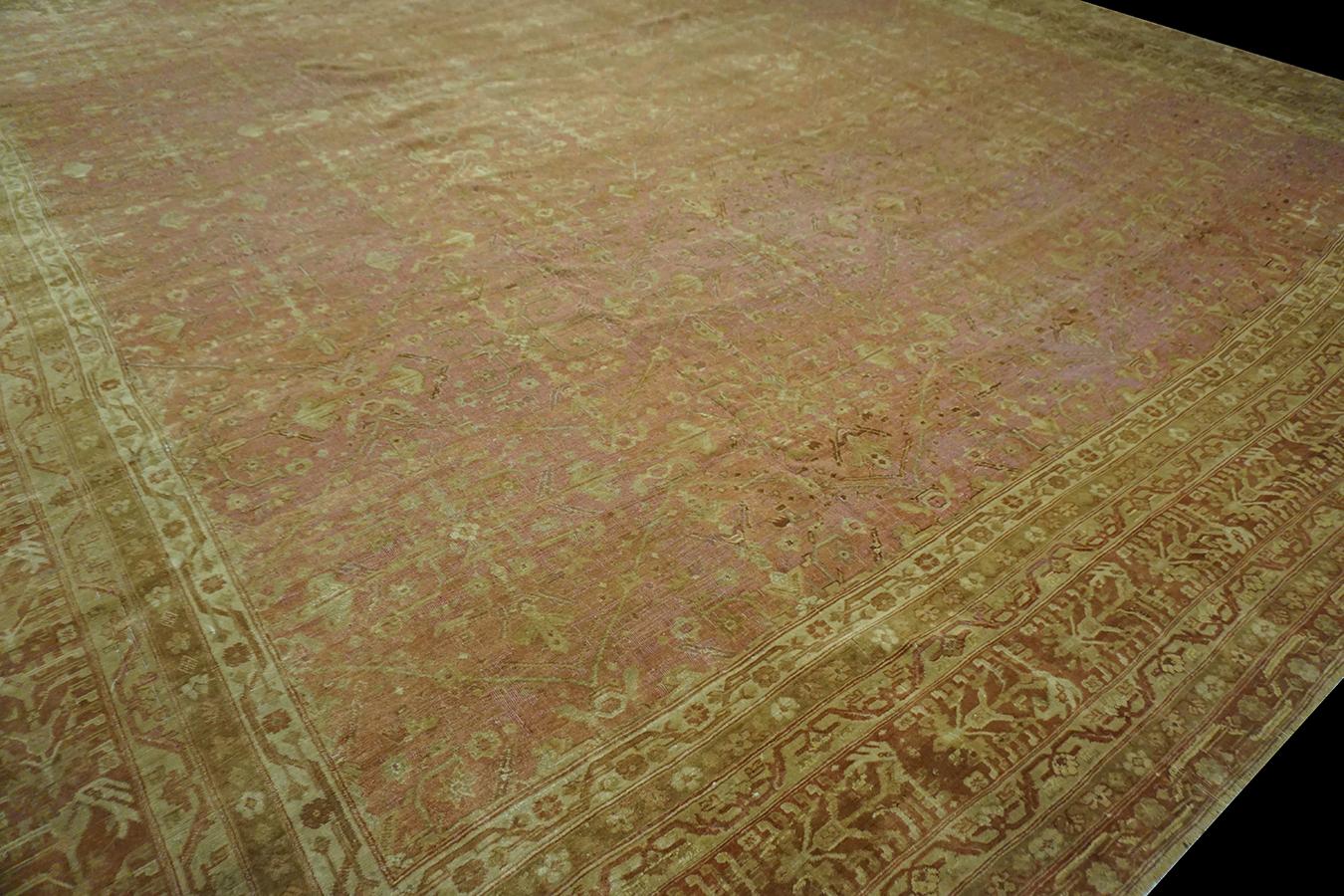 Late 19th Century Indian Agra Carpet ( 15' x 19'6