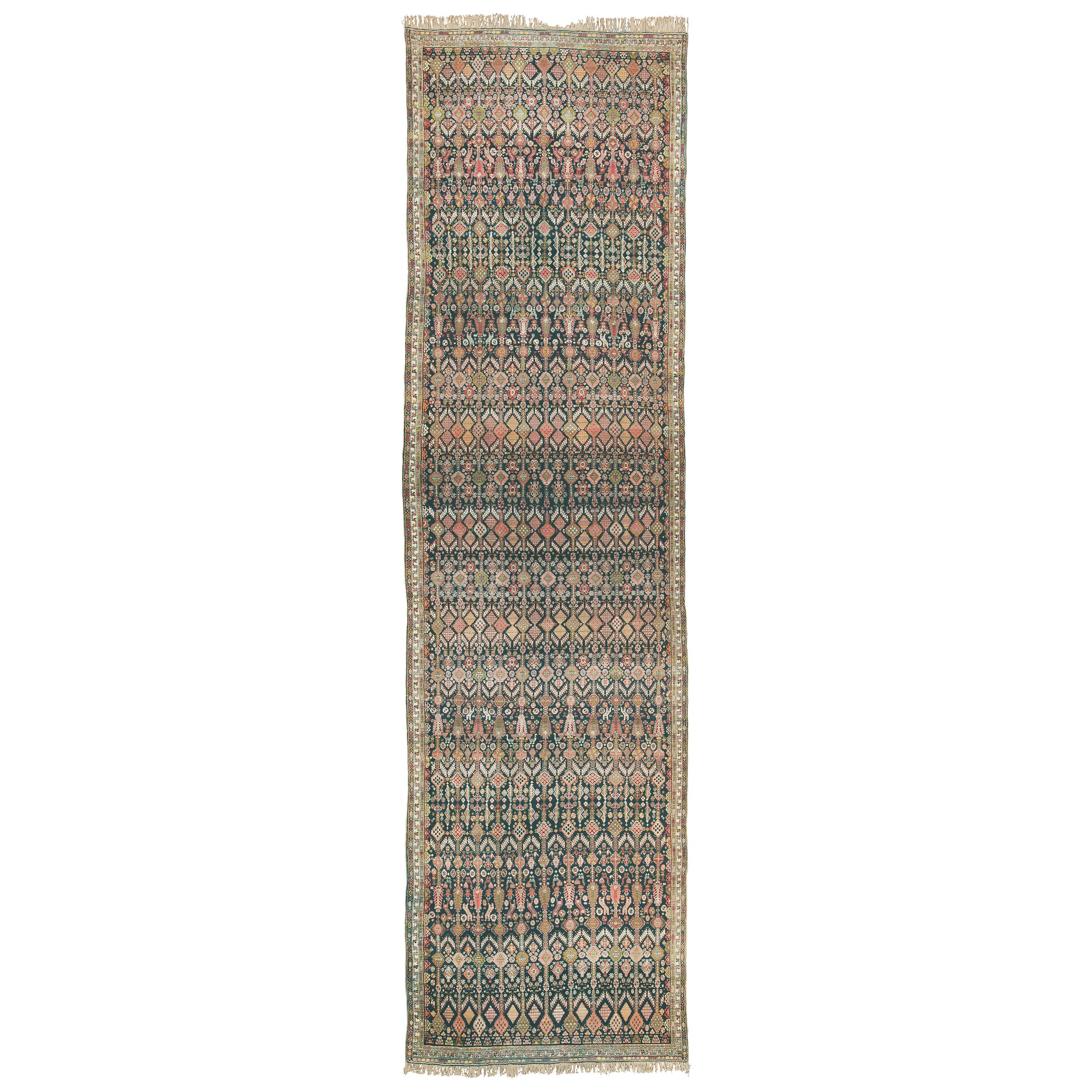 Indischer Agra-Teppich aus dem späten 19.