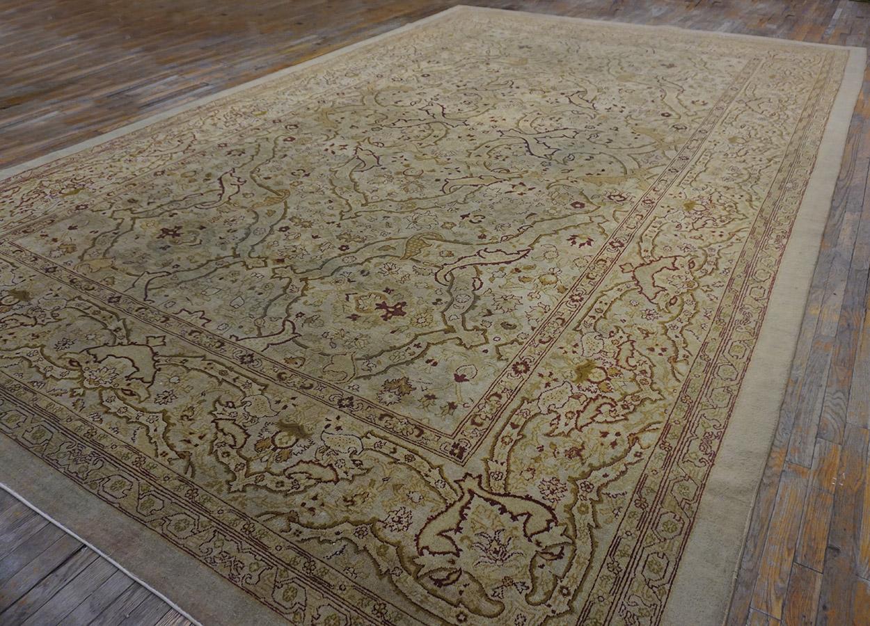 Late 19th Century Indian Amritsar Carpet ( 11' x 17' - 335 x 518 ) For Sale 1