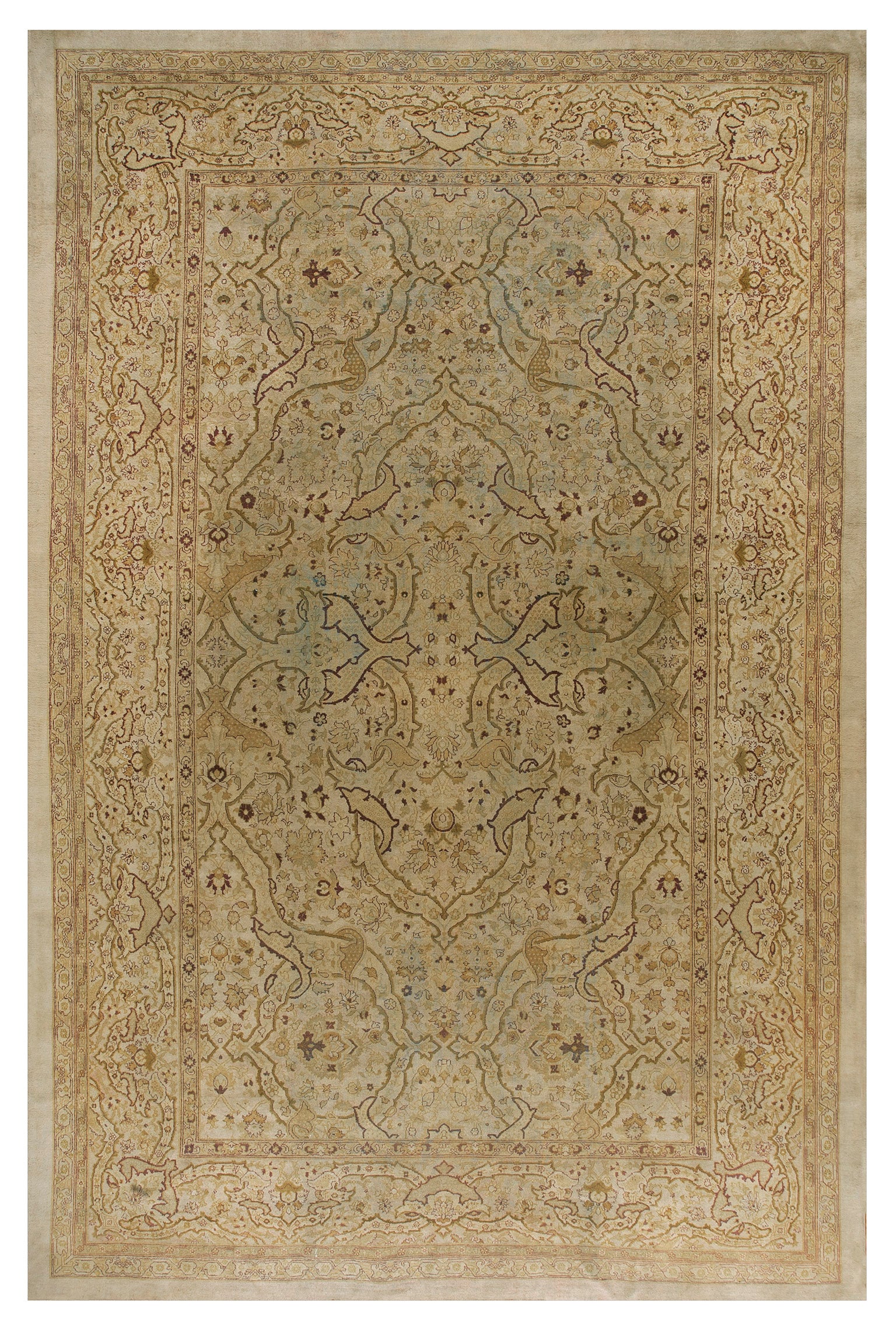 Late 19th Century Indian Amritsar Carpet ( 11' x 17' - 335 x 518 ) For Sale