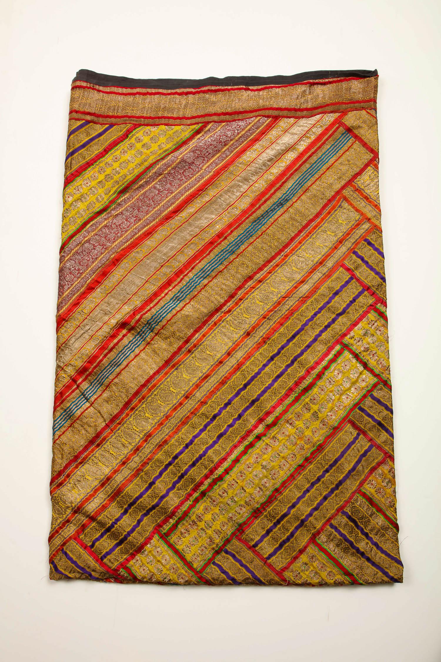 Late 19th Century Indian, Banana Silk Bedspread 13