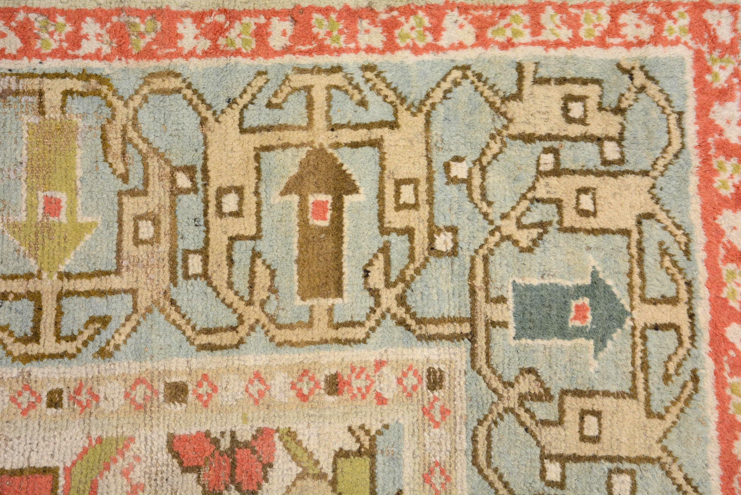 Late 19th Century Indian Deccan Rug For Sale 3