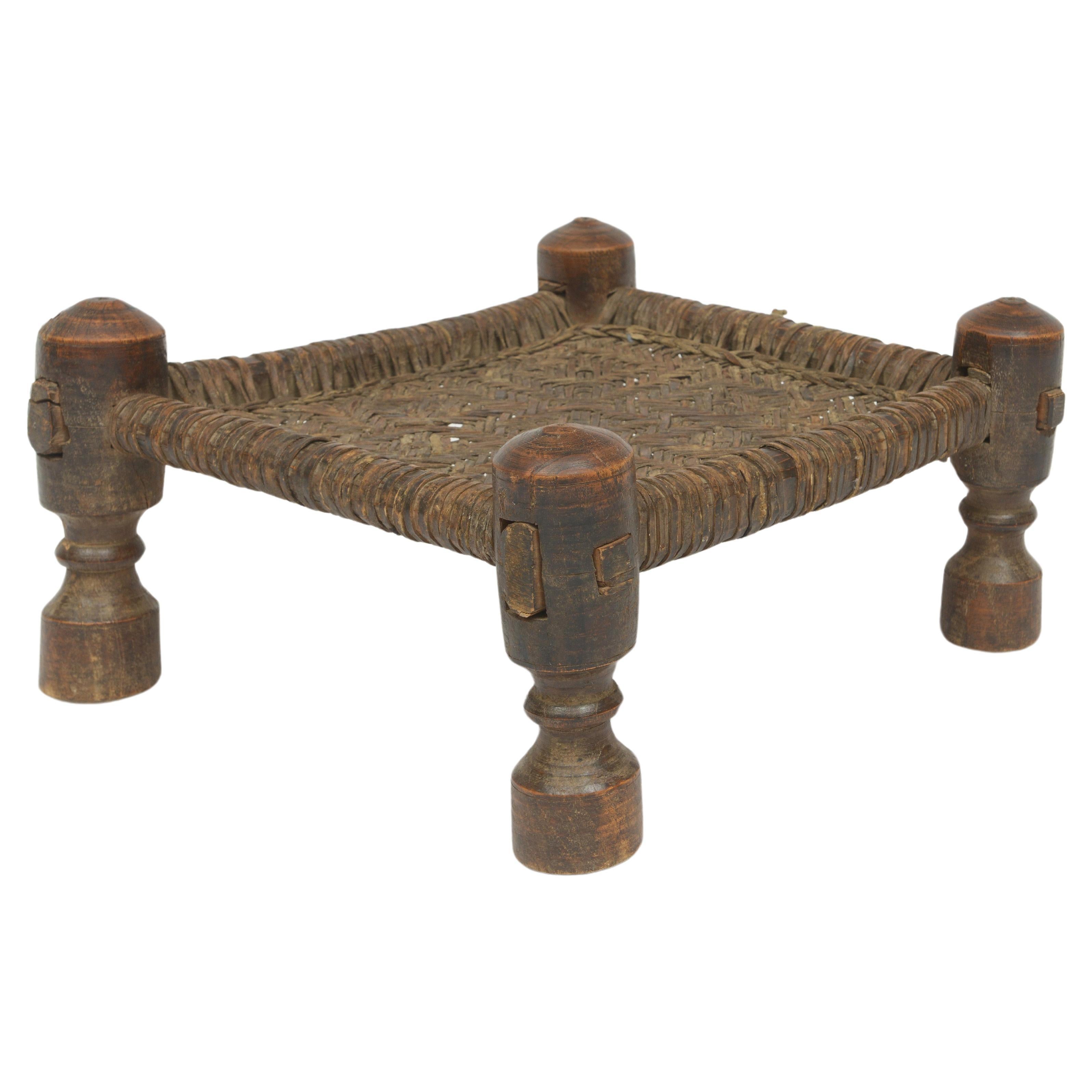 Late 19th Century Indonesian Meditation Footstool For Sale
