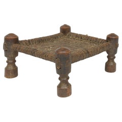 Used Late 19th Century Indonesian Meditation Footstool