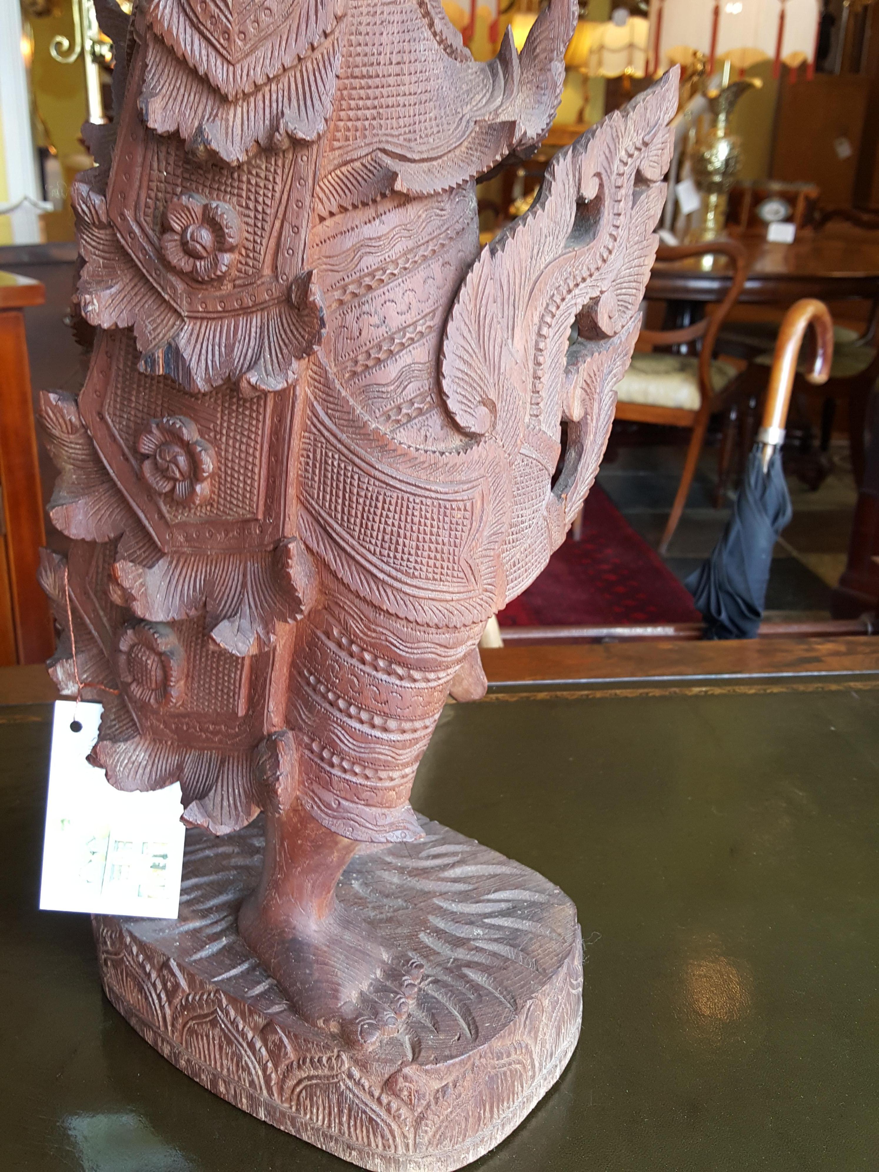 Late 19th Century Indonesian Wood Carving 1