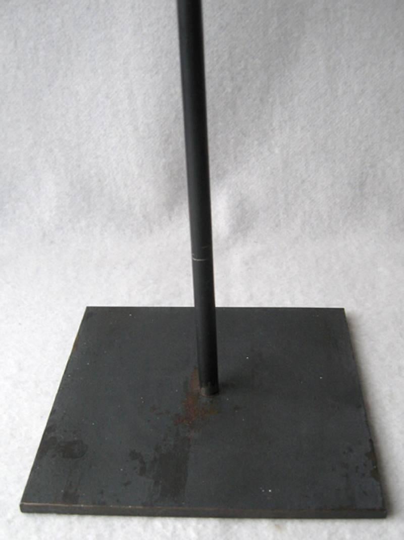 19th Century Industrial Copper and Brass Hand Sculpture on Base For Sale 5