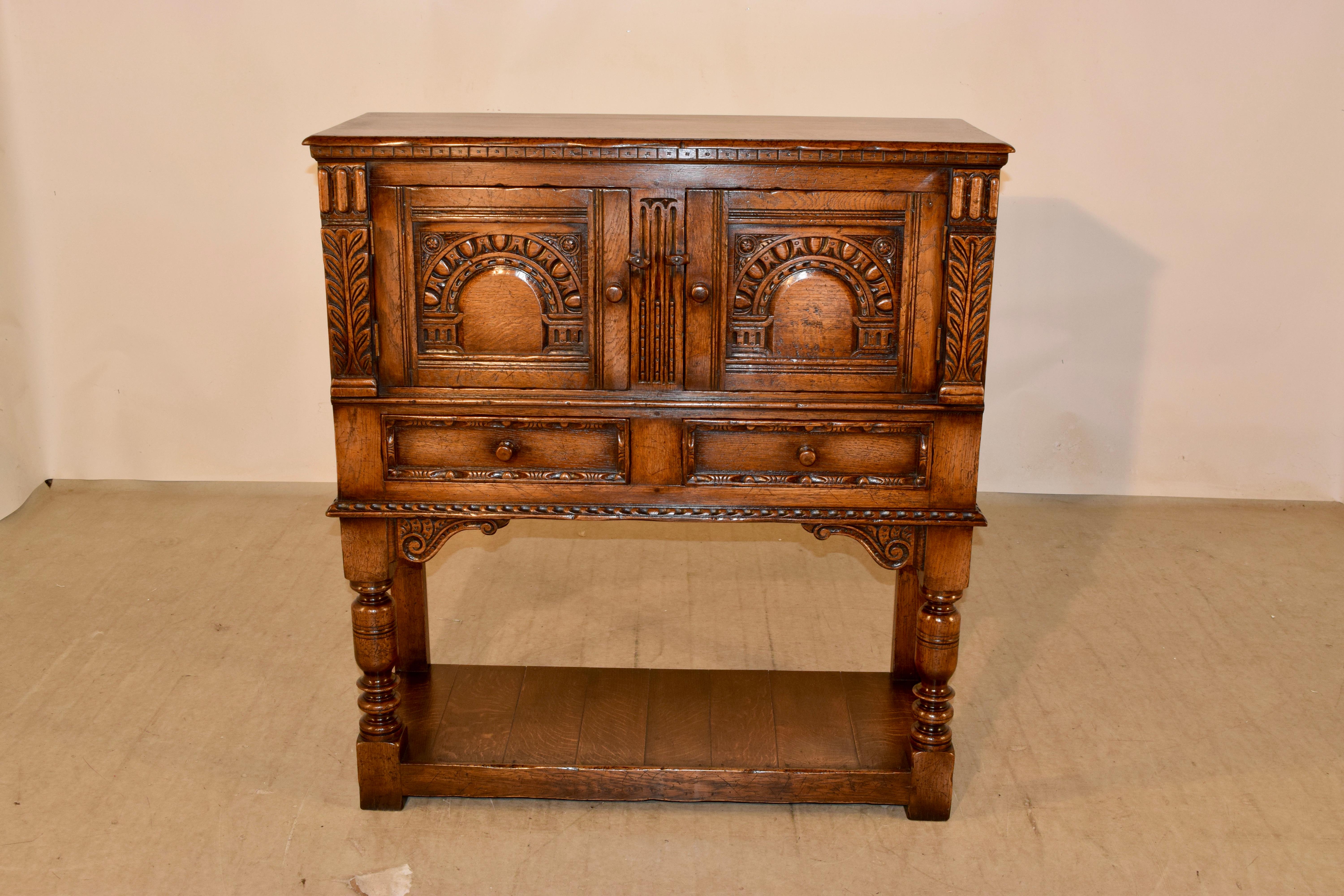 Late 19th Century Ipswitch Oak Server For Sale 4