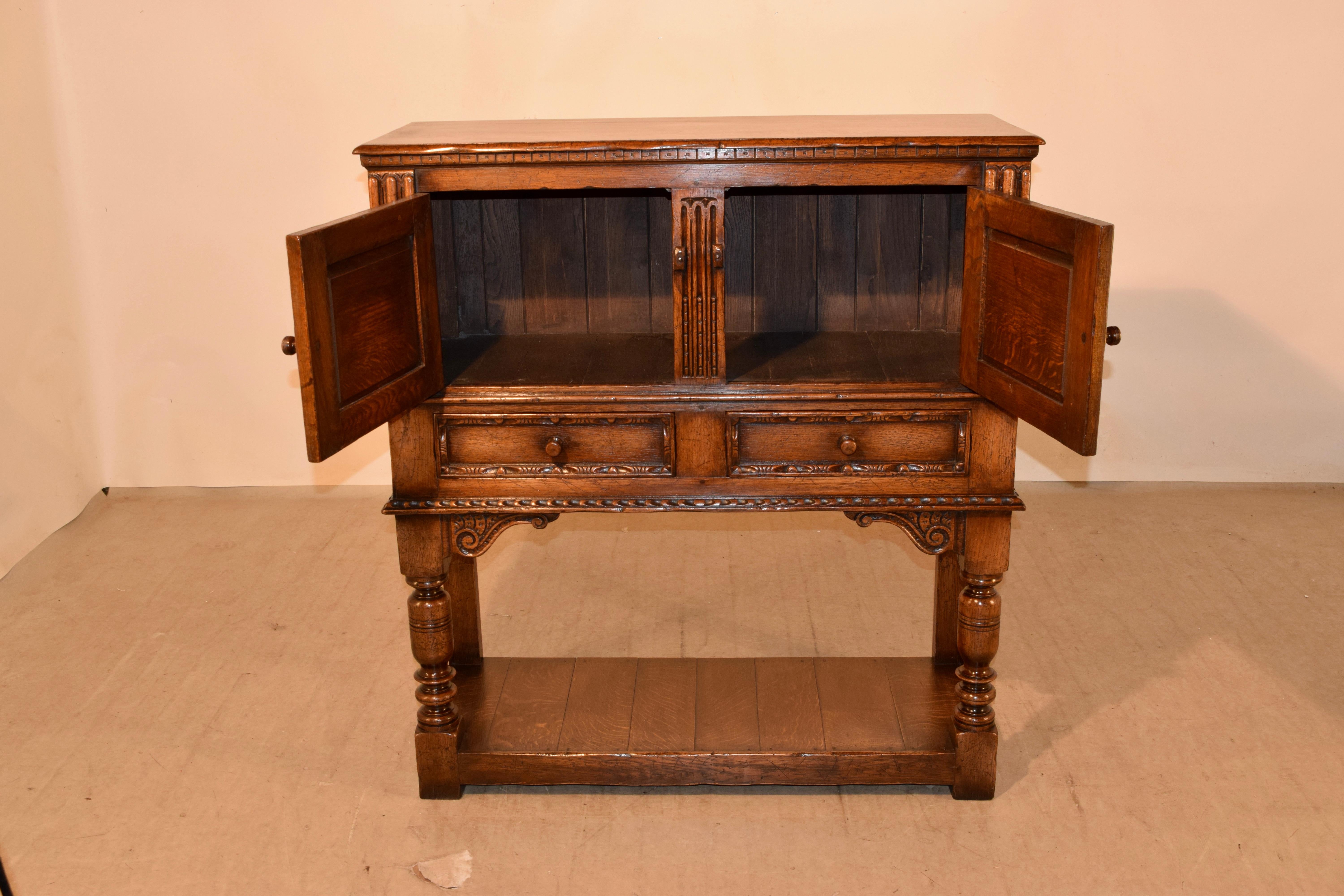 Late 19th Century Ipswitch Oak Server For Sale 6