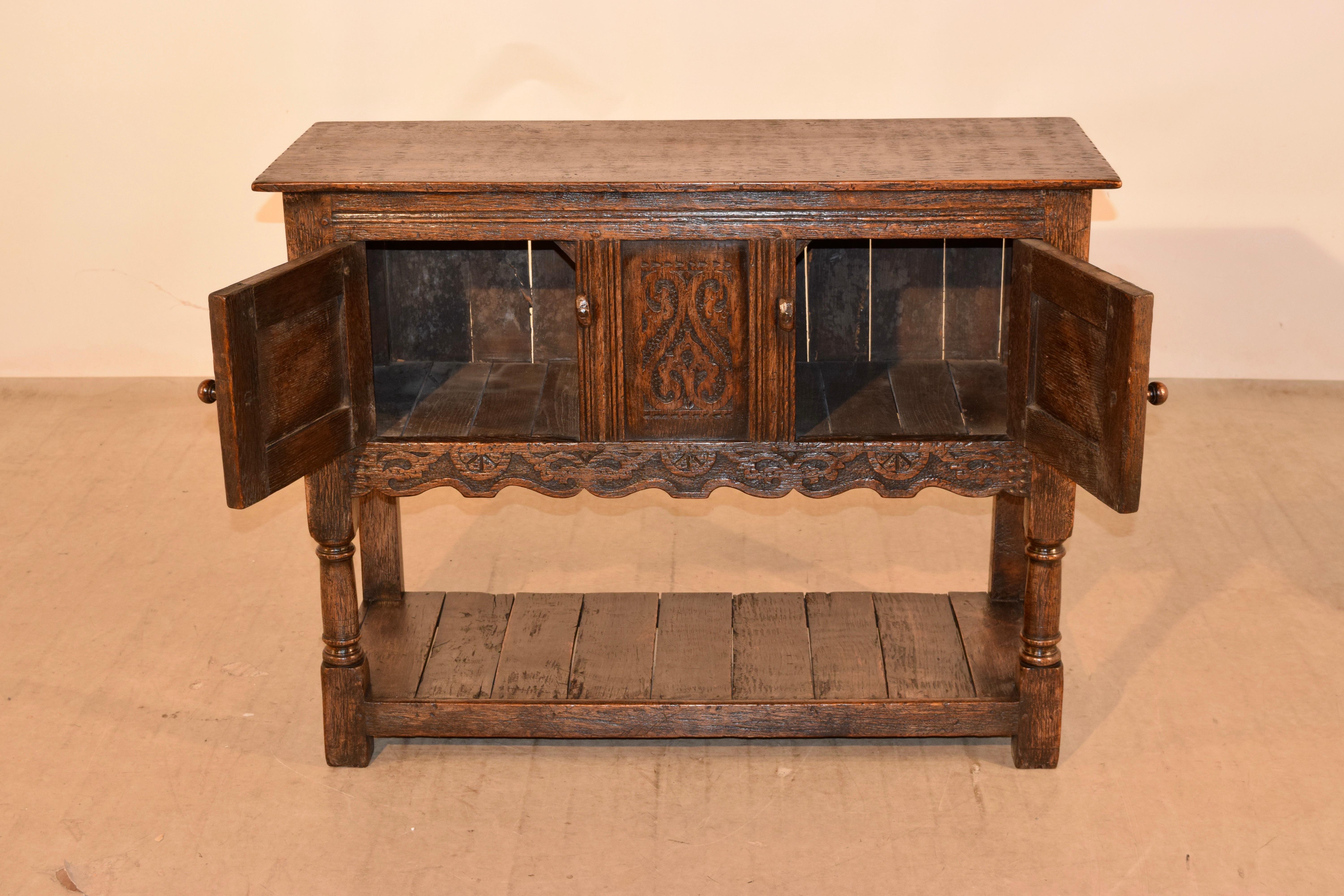 Late 19th Century Ipswitch Oak Server 1