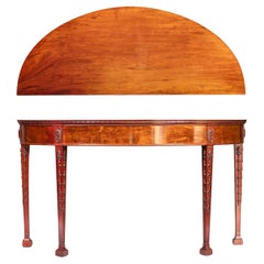 Late 19th Century Irish Console By James Hicks Dublin In The Hepplewhite Style