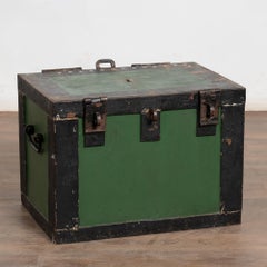 Scatola di ferro della fine del XIX secolo proveniente dalla Svezia