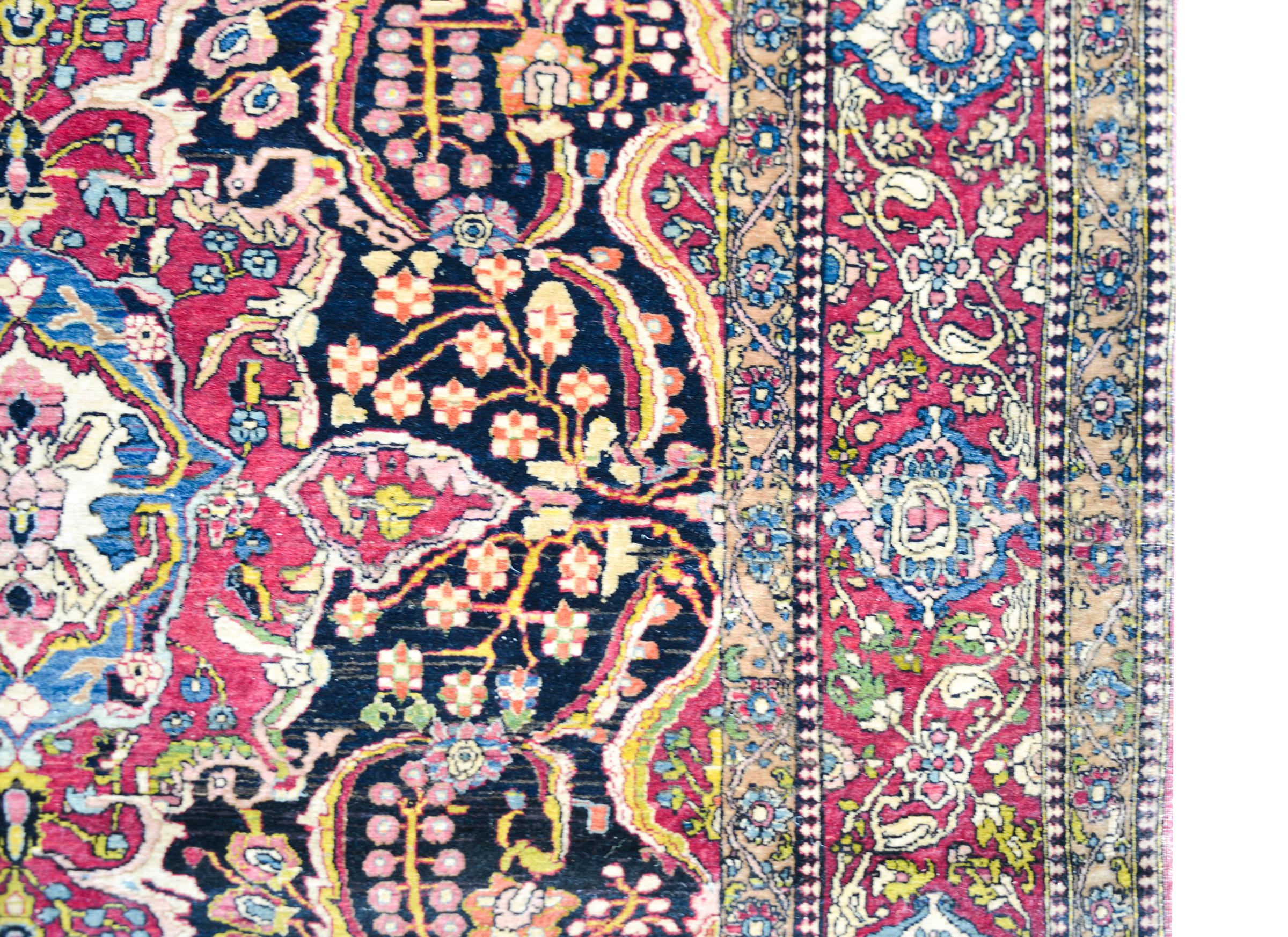 Tappeto Isfahan della fine del XIX secolo in vendita 1