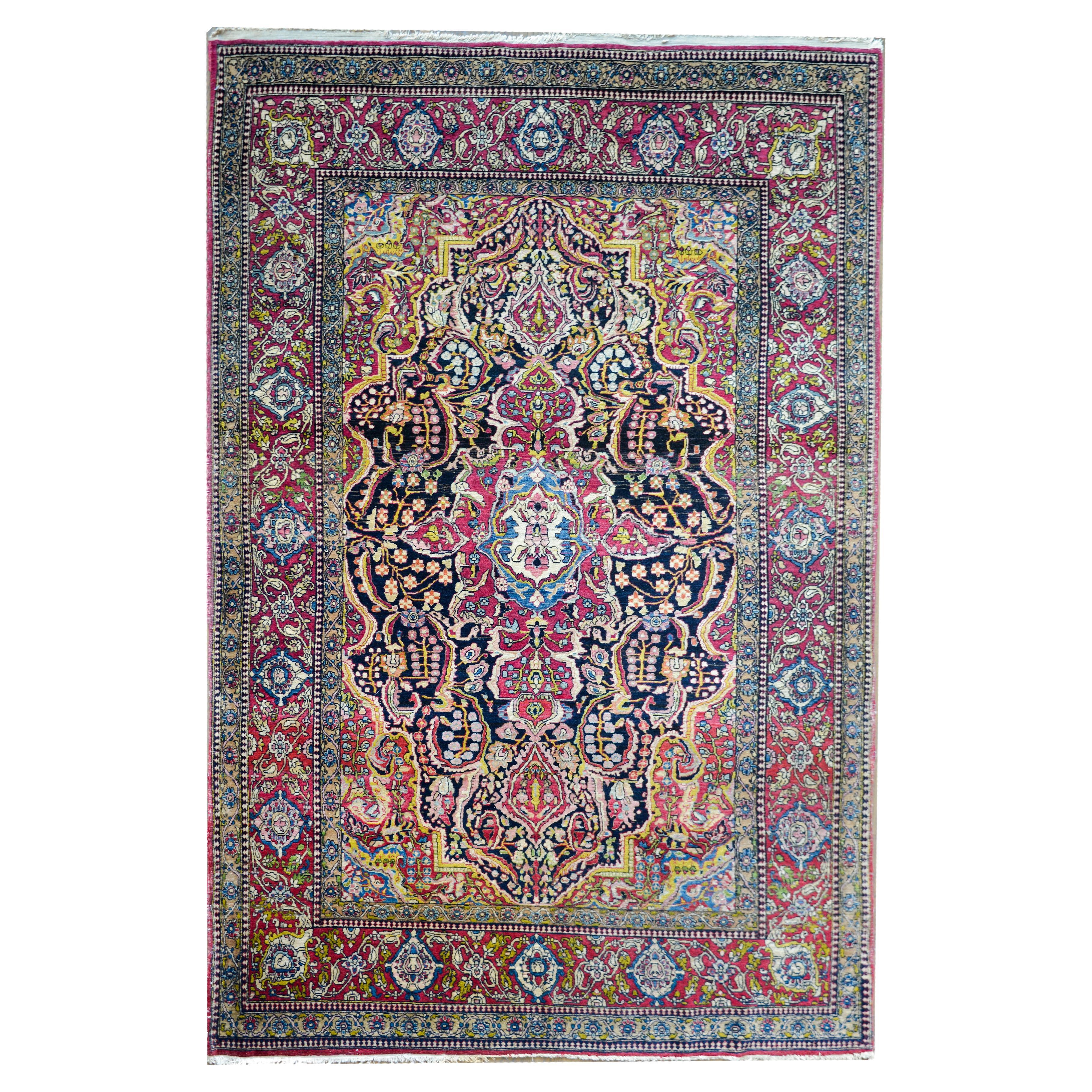 Late 19th Century Isfahan Rug For Sale