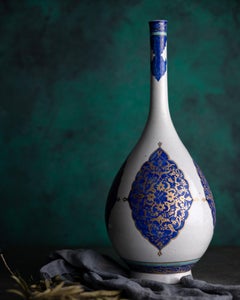 Late 19th Century Islamic-Style Porcelain Vase by Samson