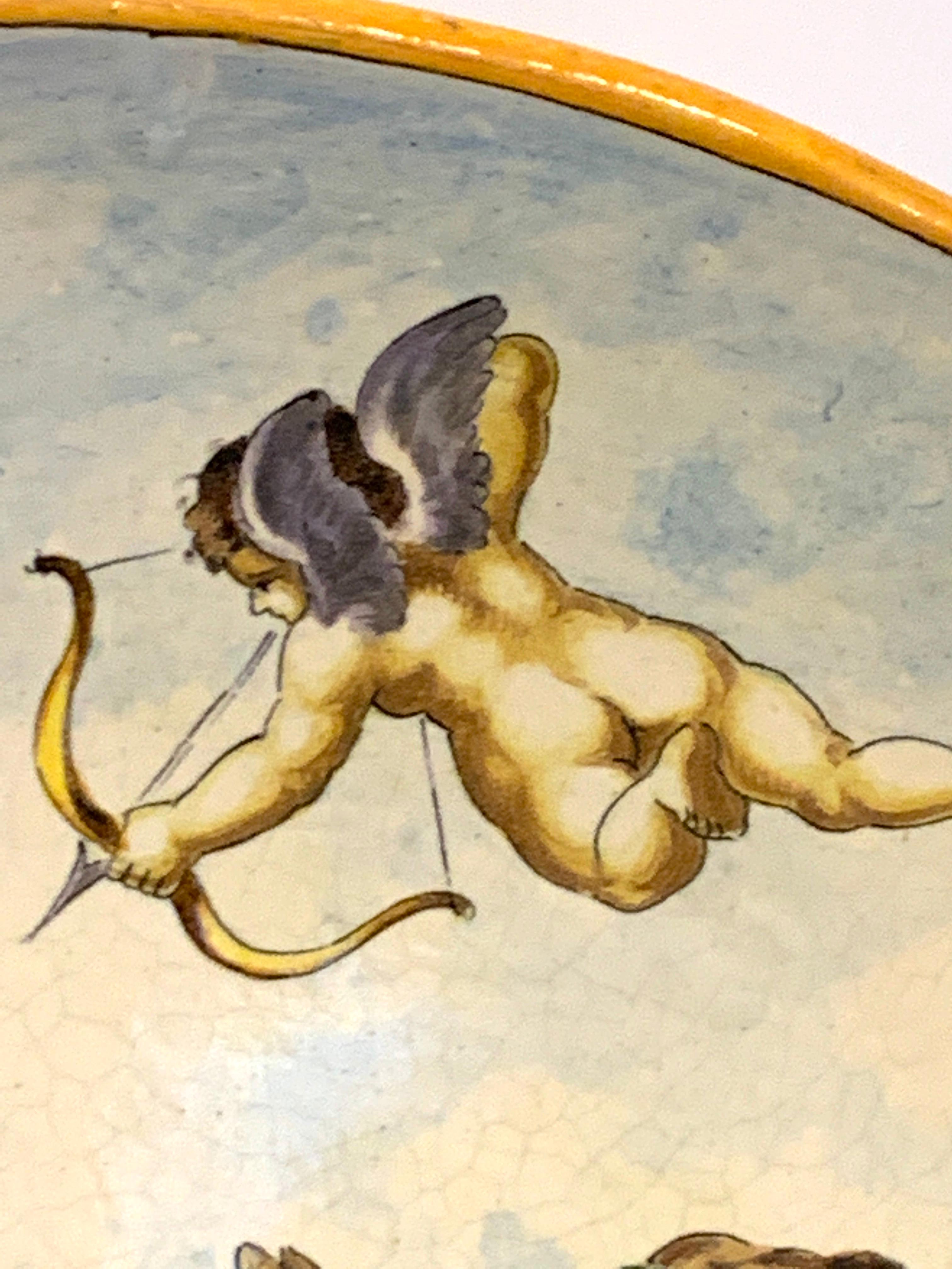 Late 19th Century Italian Allegorical Majolica Charger 3