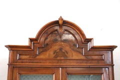 Late 19th Century Italian Antique Sideboard in Walnut Veneer