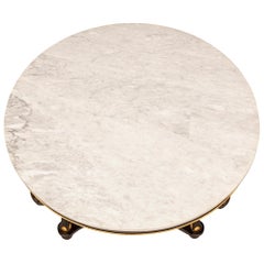 Late 19th Century Italian Ebonized Fruitwood and Gilt Center Table