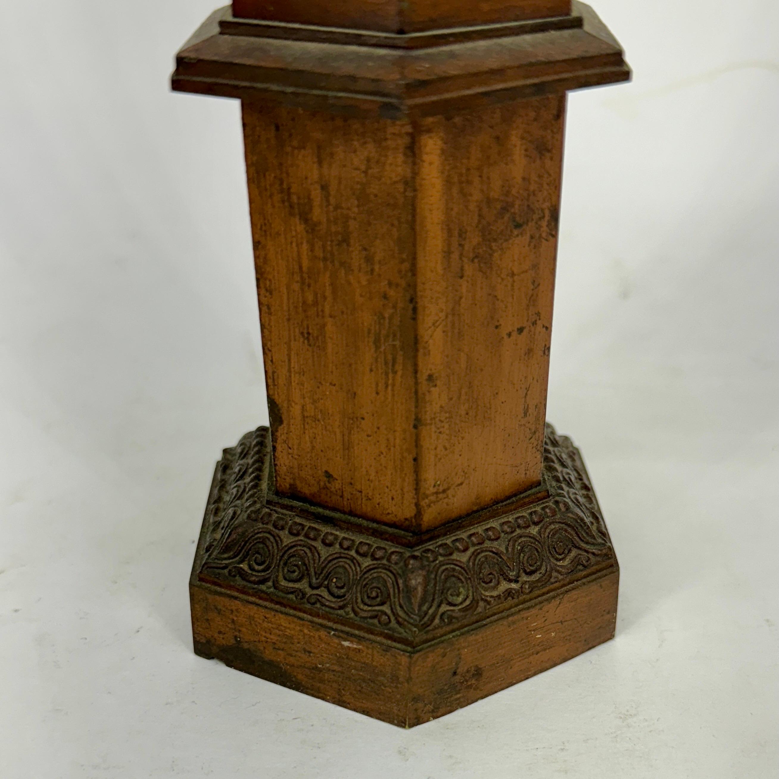 Late 19th Century Italian Grand Tour Bronze Street Lamp For Sale 3