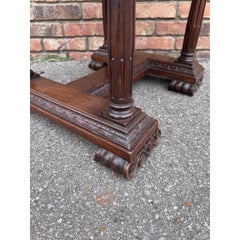 Late 19th Century Italian Leather Stool