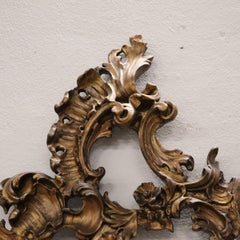 Late 19th Century Italian Louis XV Style Antique Wall Mirror