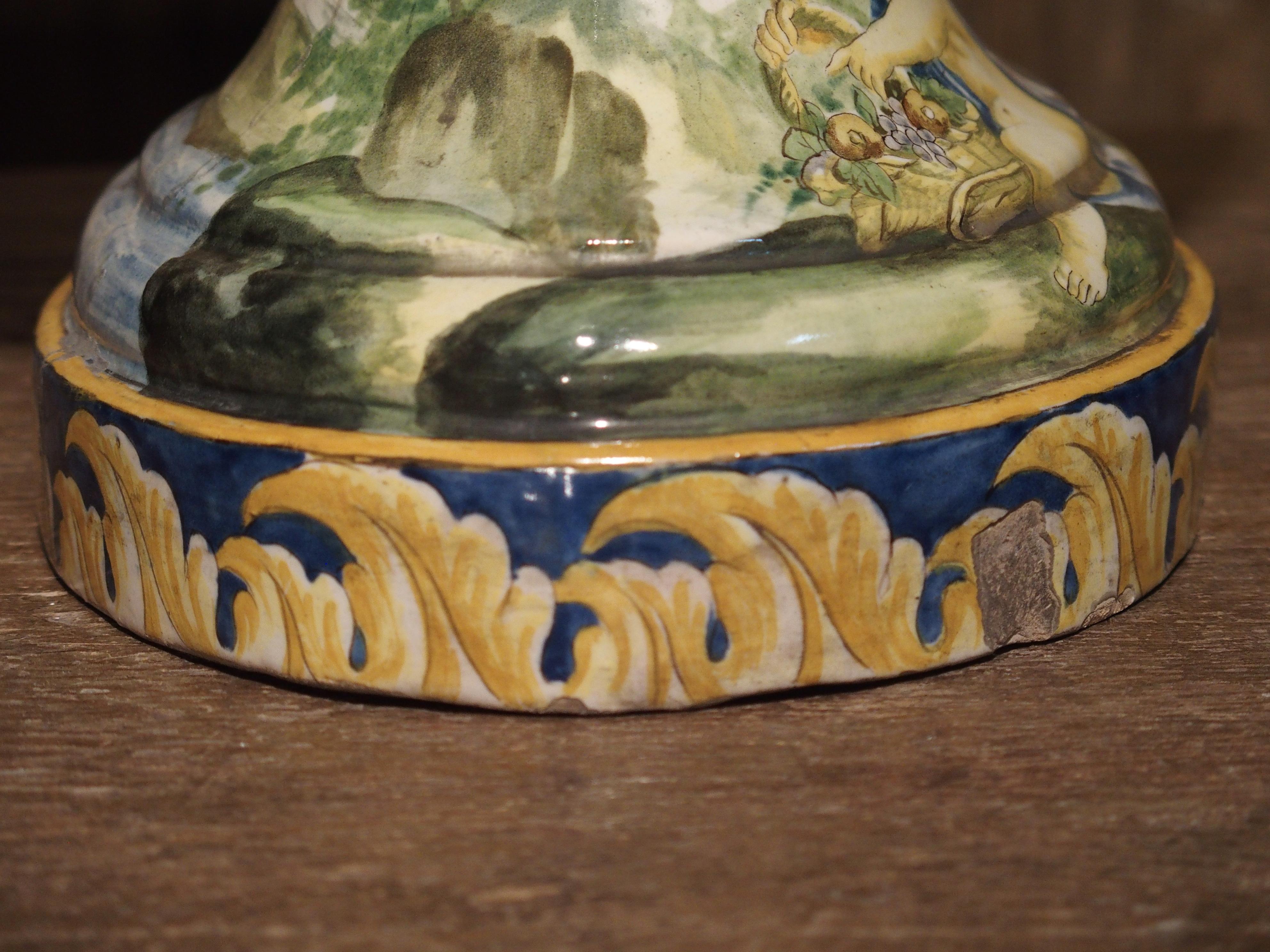 Late 19th Century Italian Majolica Urn 8