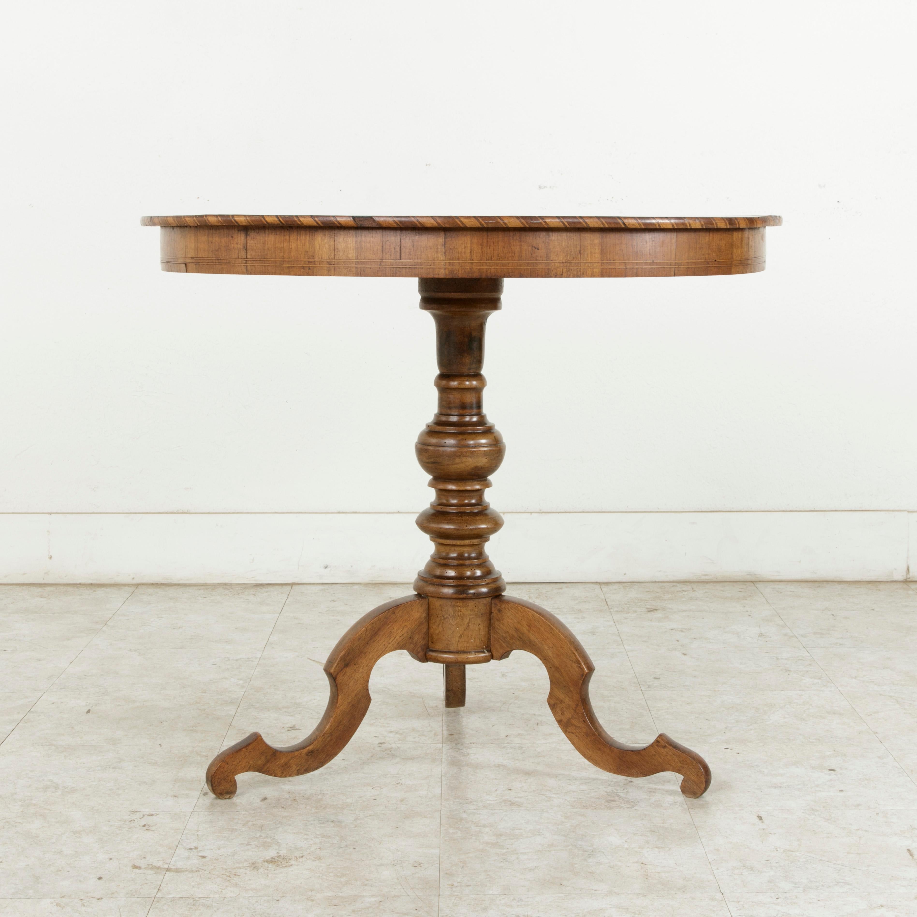 Late 19th Century Italian Marquetry Gueridon or Pedestal Table 2