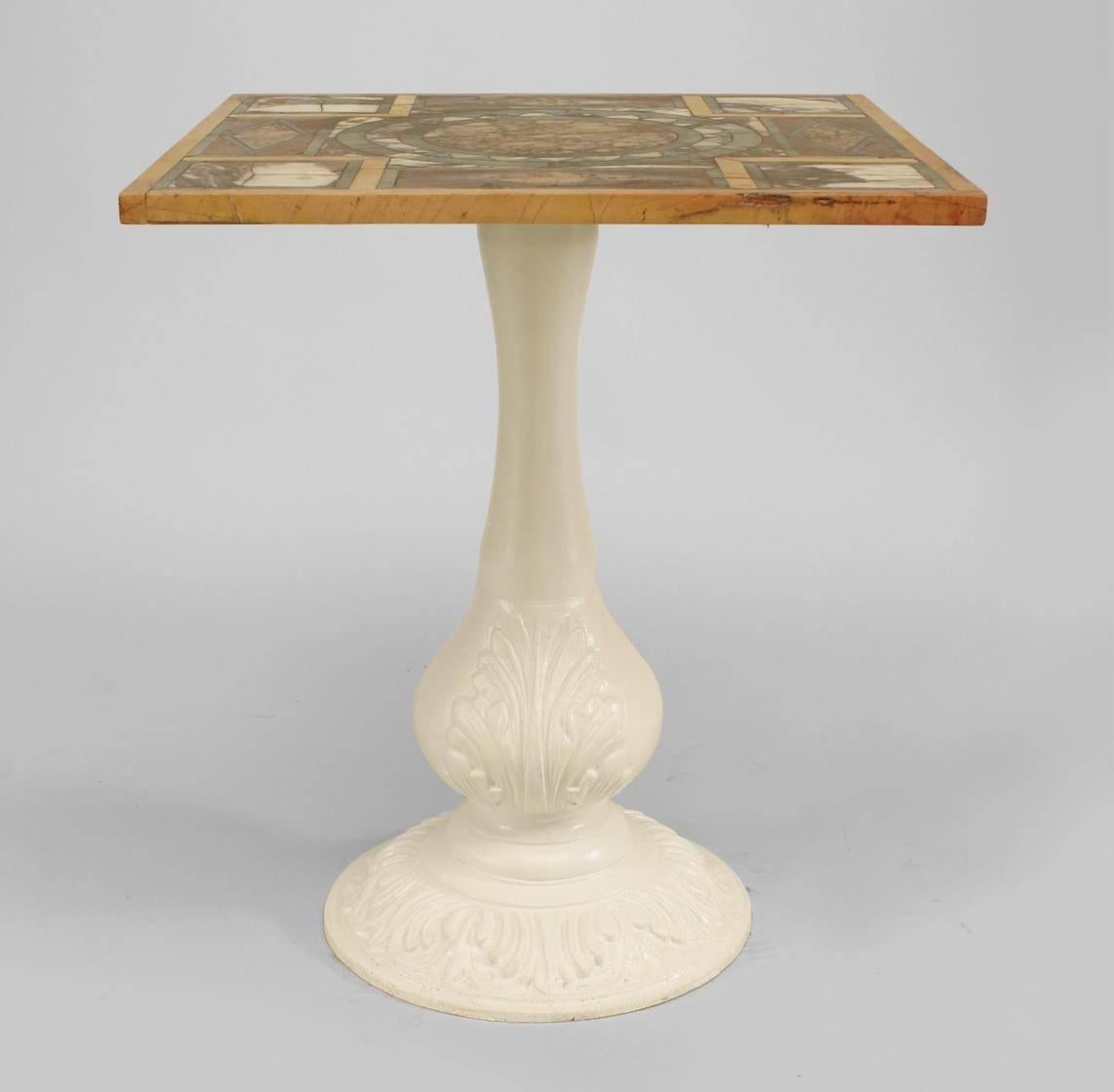 Neoclassical Italian Neo-Classic Various Marbles Table For Sale