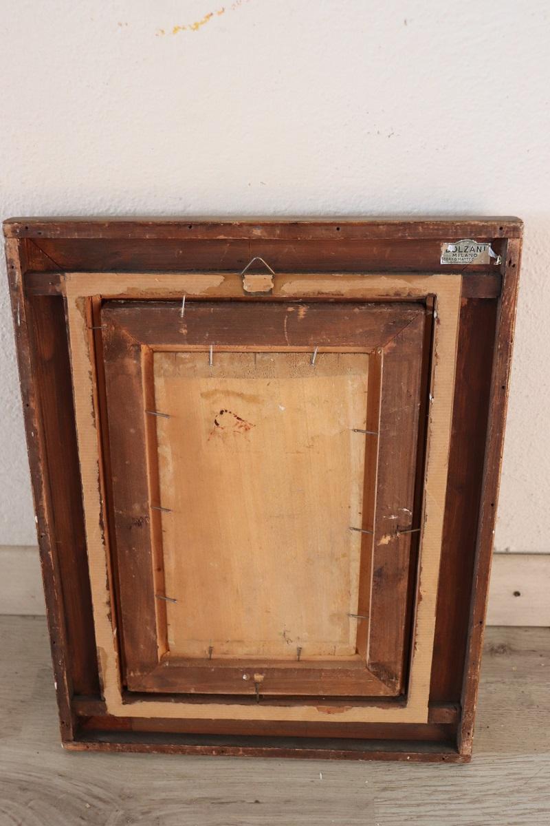 Pittura a olio su tavola della fine del XIX secolo, Sentiero nel Wood, firmata in vendita 2