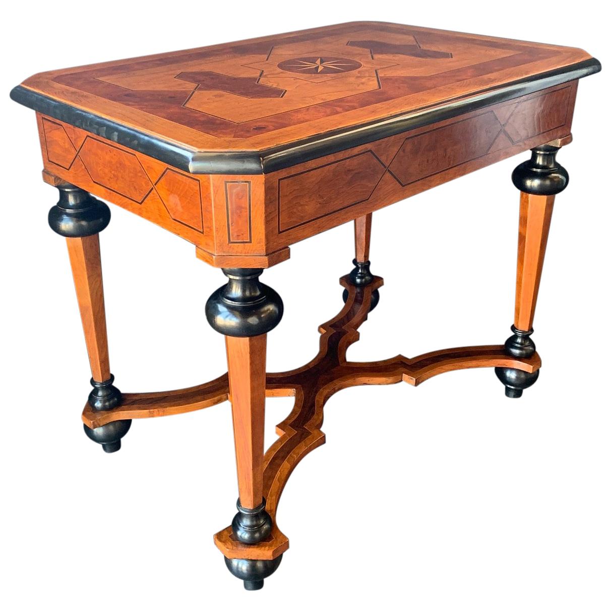 Late 19th Century Italian Parquetry Table For Sale