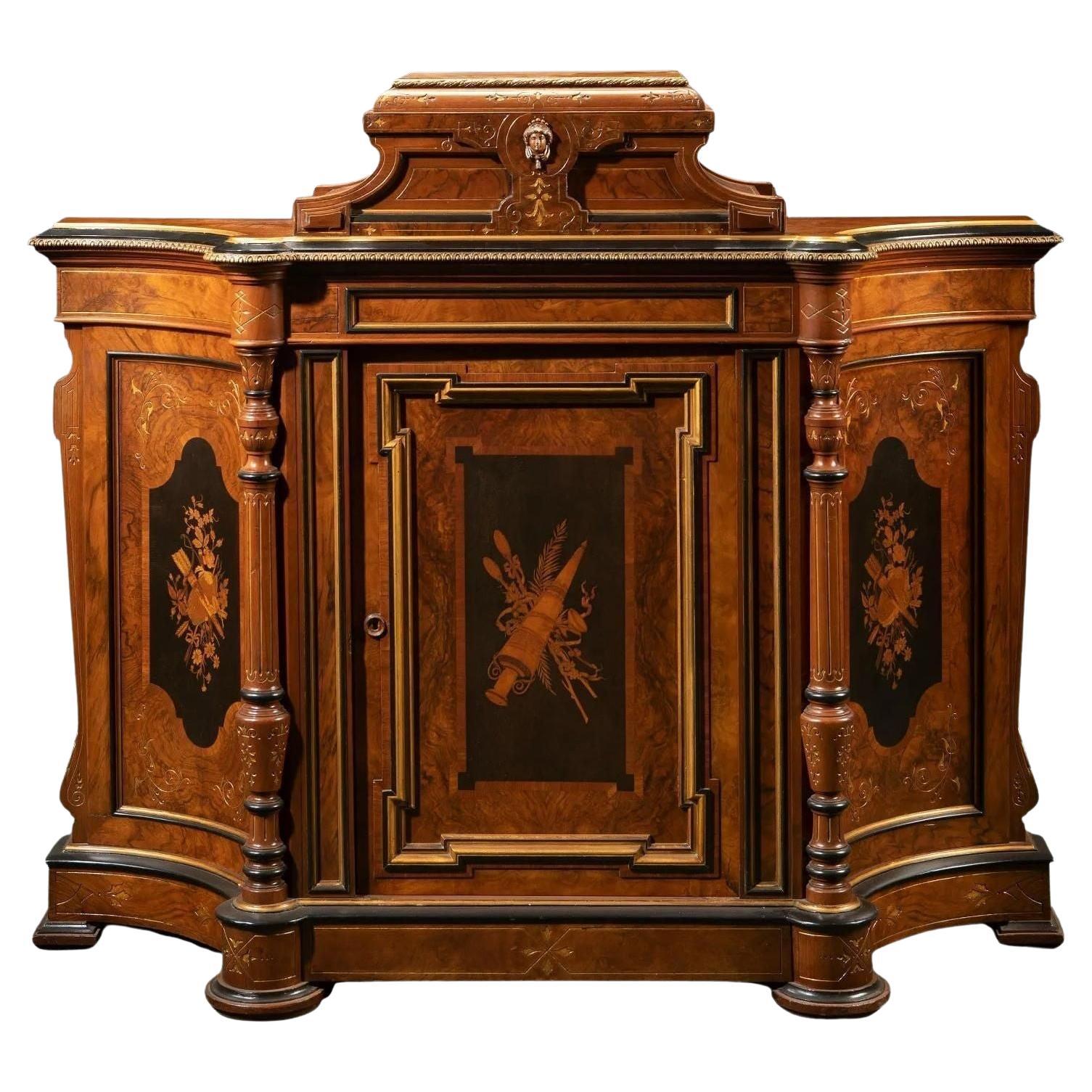 Late 19th Century Italian Revival Cabinet For Sale