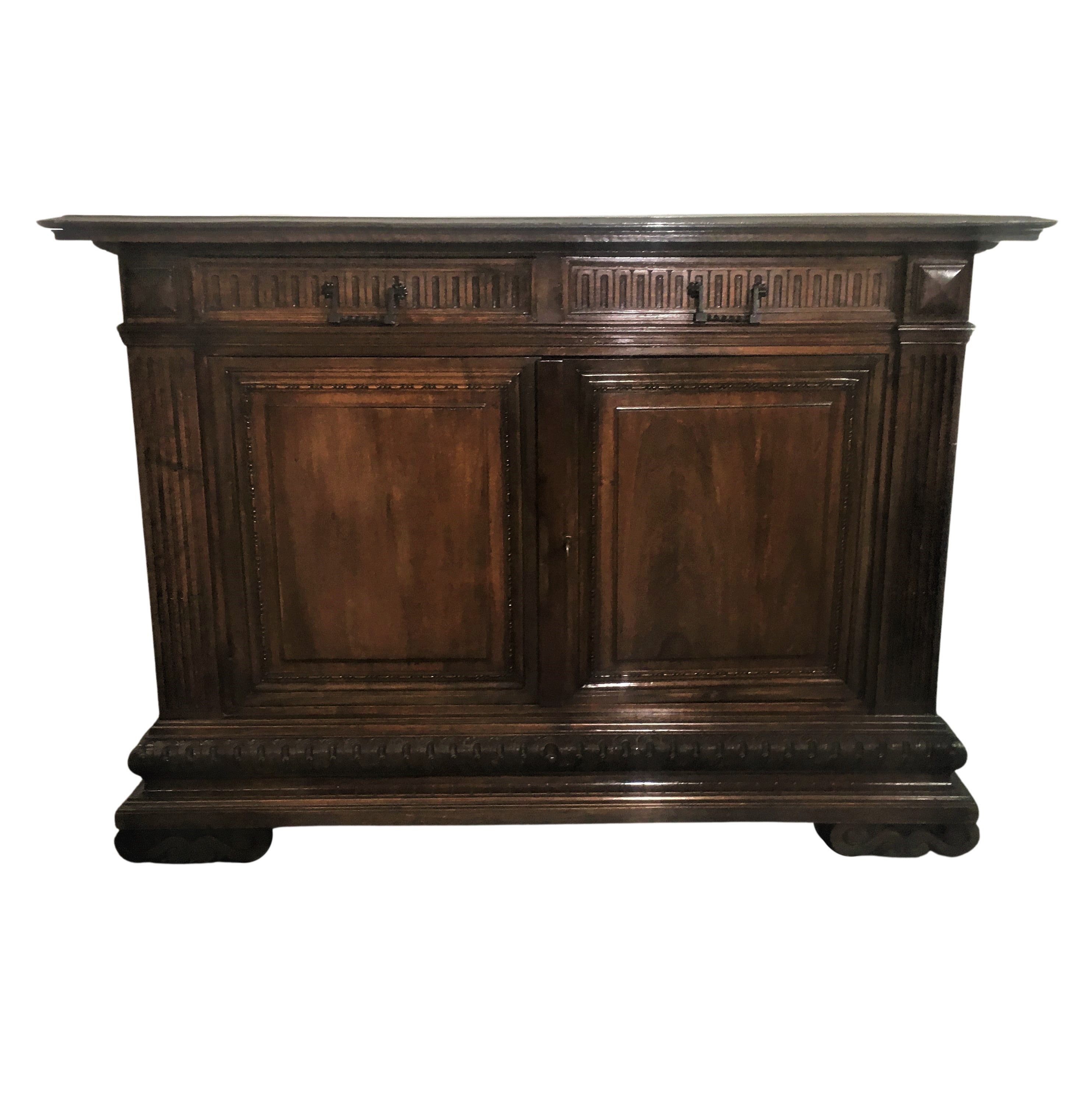 Italienisches Sideboard aus dem späten 19.