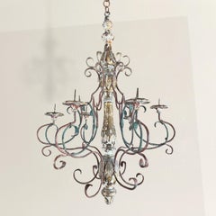 Late 19th Century Italian Six-Arm Chandelier