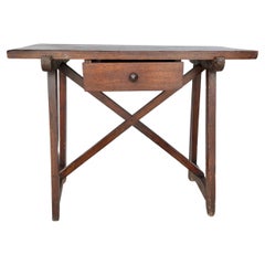 Late 19th Century Italian Walnut Fratino Style Console Table
