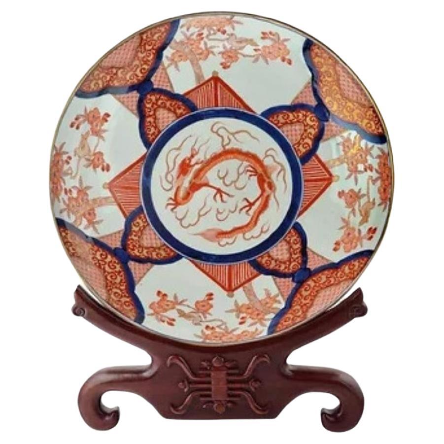 Large Imari Charger For Sale at 1stDibs