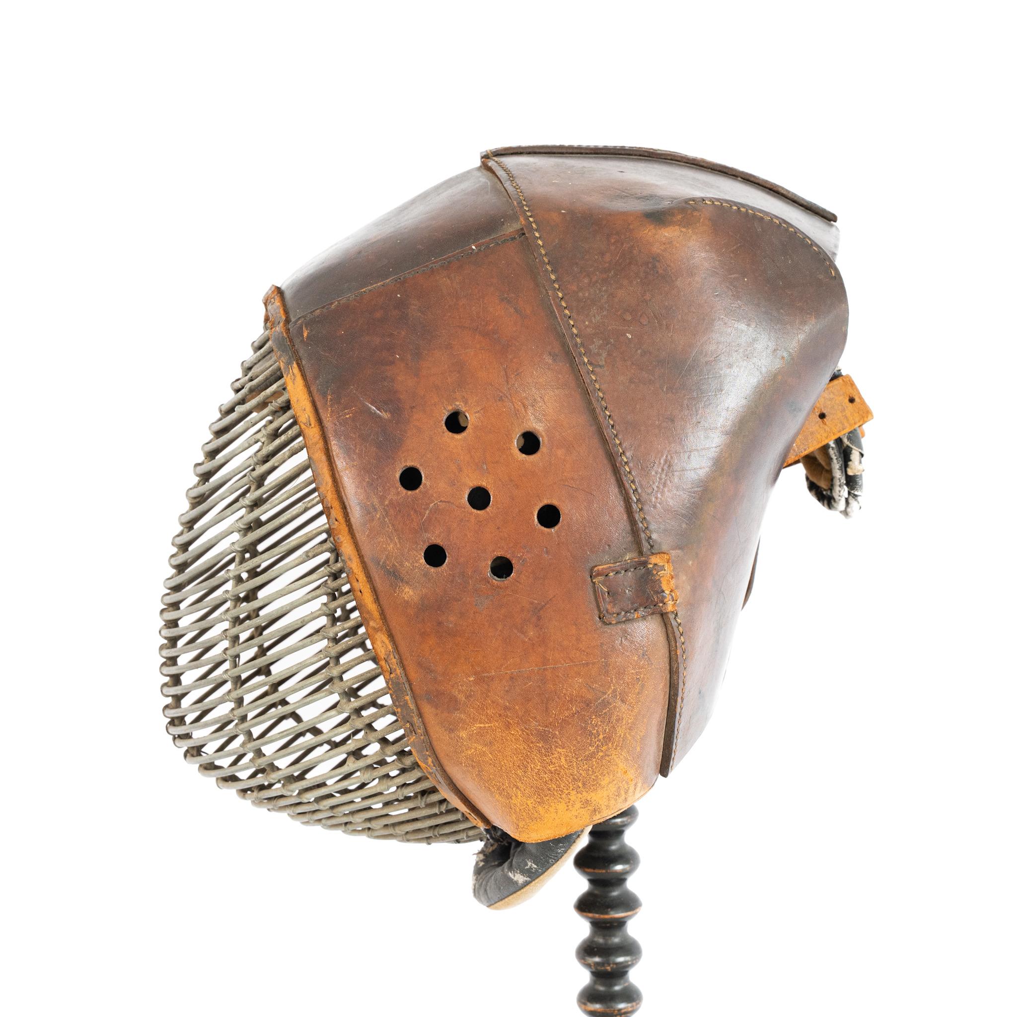 Casco de kendo japonés de finales del siglo XIX Metal en venta
