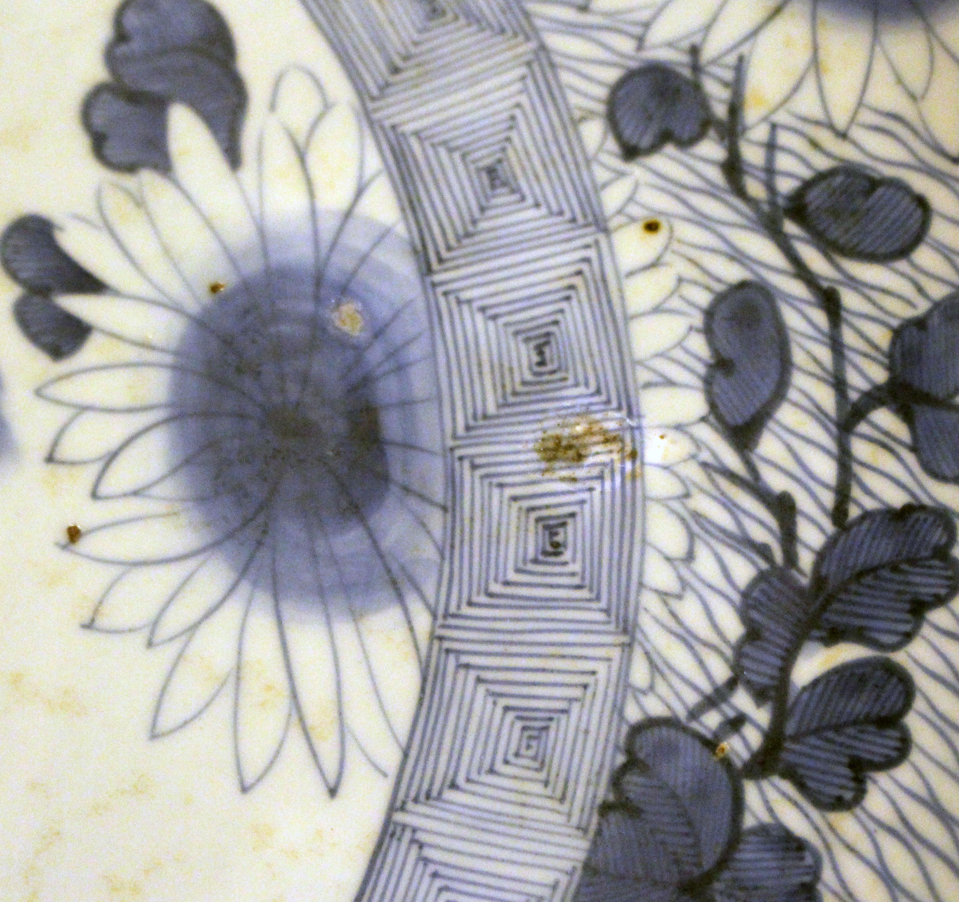 Late 19th Century Japanese Massive Scale Arita Blue & White Charger For Sale 2