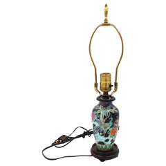 Late 19th Century Japanese Porcelain Vase Mounted as a Lamp