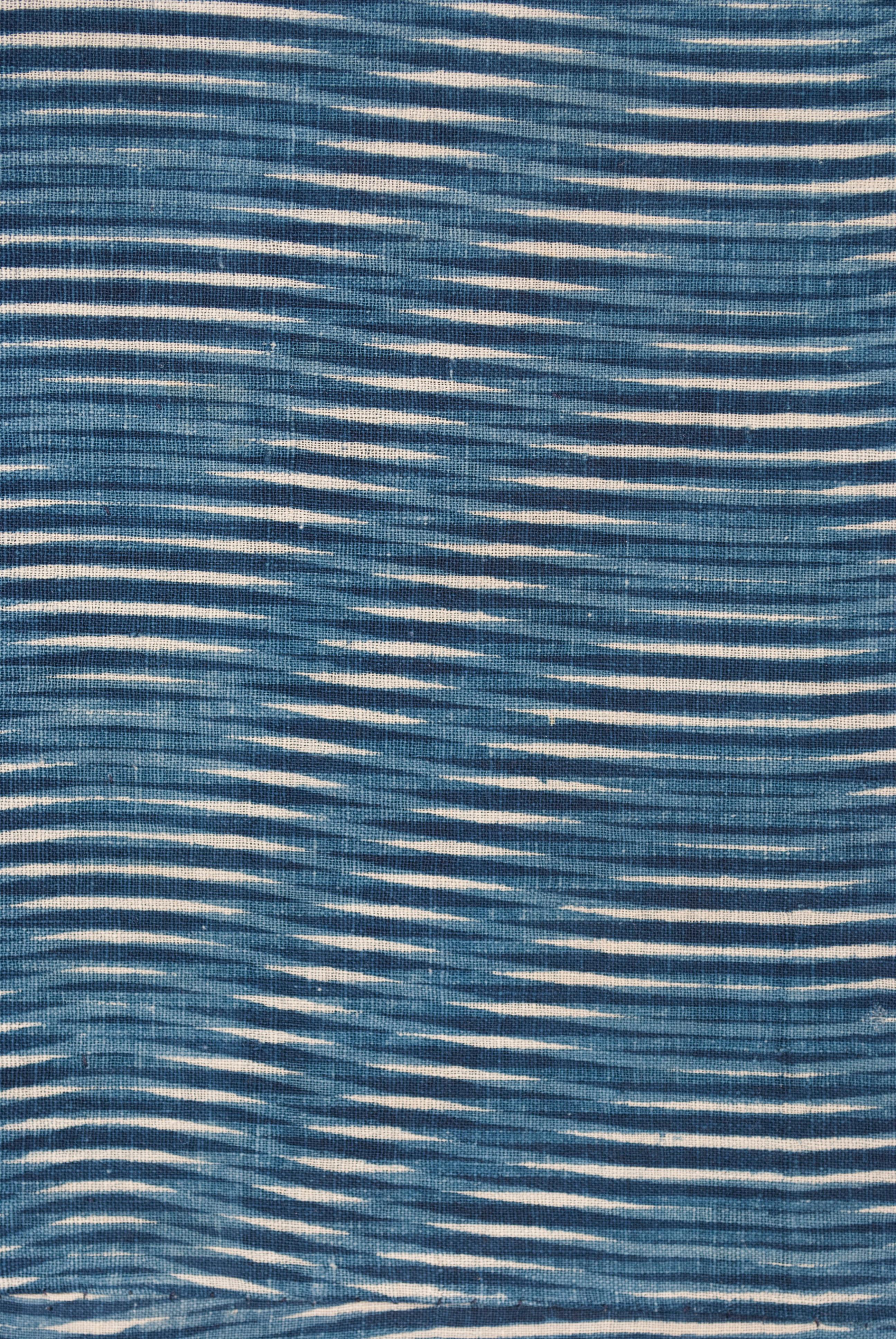 Japanisches, mit Bleistift beschichtetes Textil des späten 19. Jahrhunderts / Kumano-Zome (Handgefertigt) im Angebot