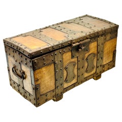 Antique Late 19th Century Japanese Zenibako Chest