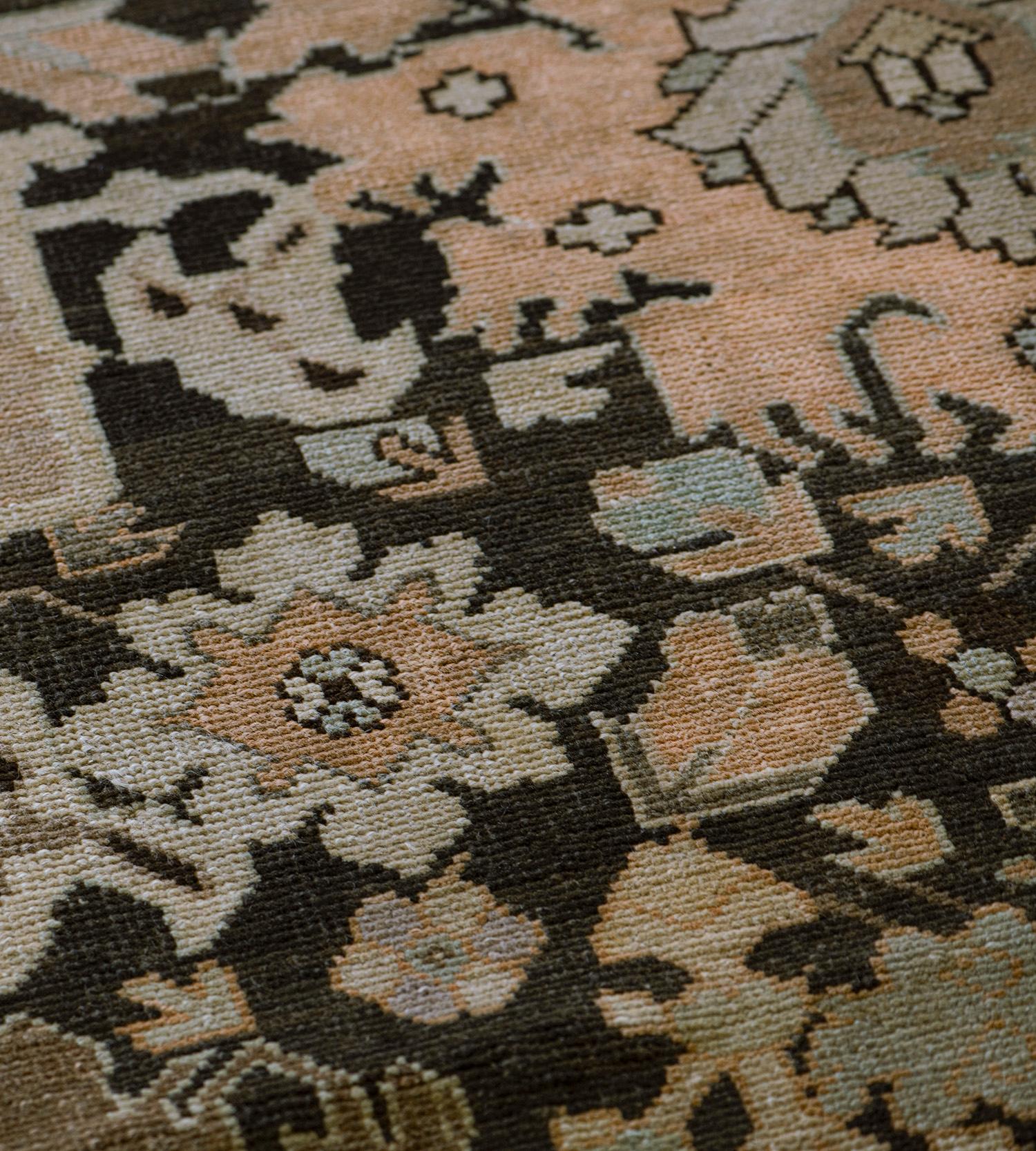 Other Late 19th Century Wool Hand-Woven Karabagh Runner For Sale