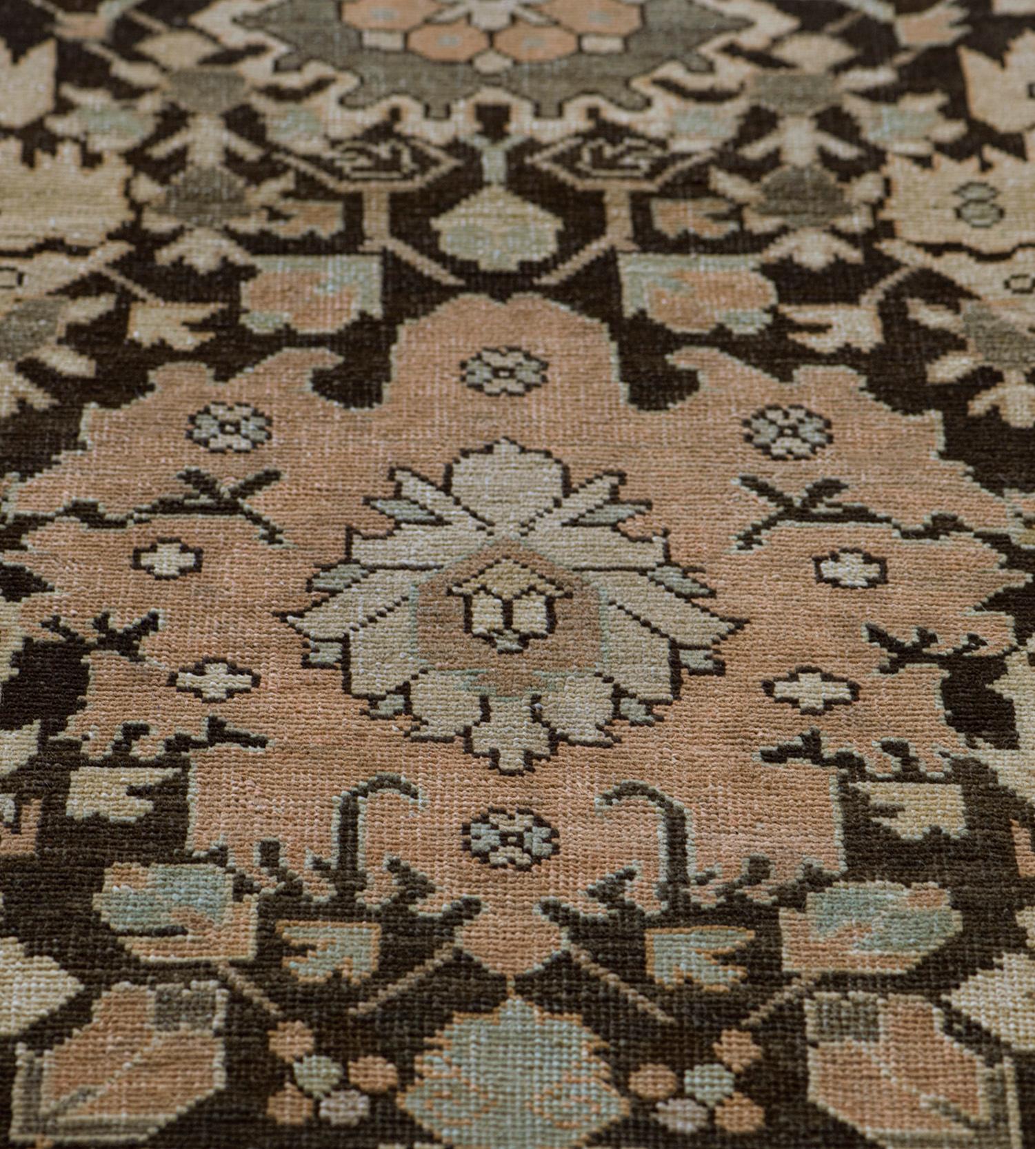 Wool Late 19th Century Hand-Woven Karabagh Runner For Sale