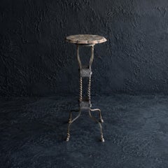 Late 19th Century Kashmiri Hand-Painted Papier-Mâché Plant Stand