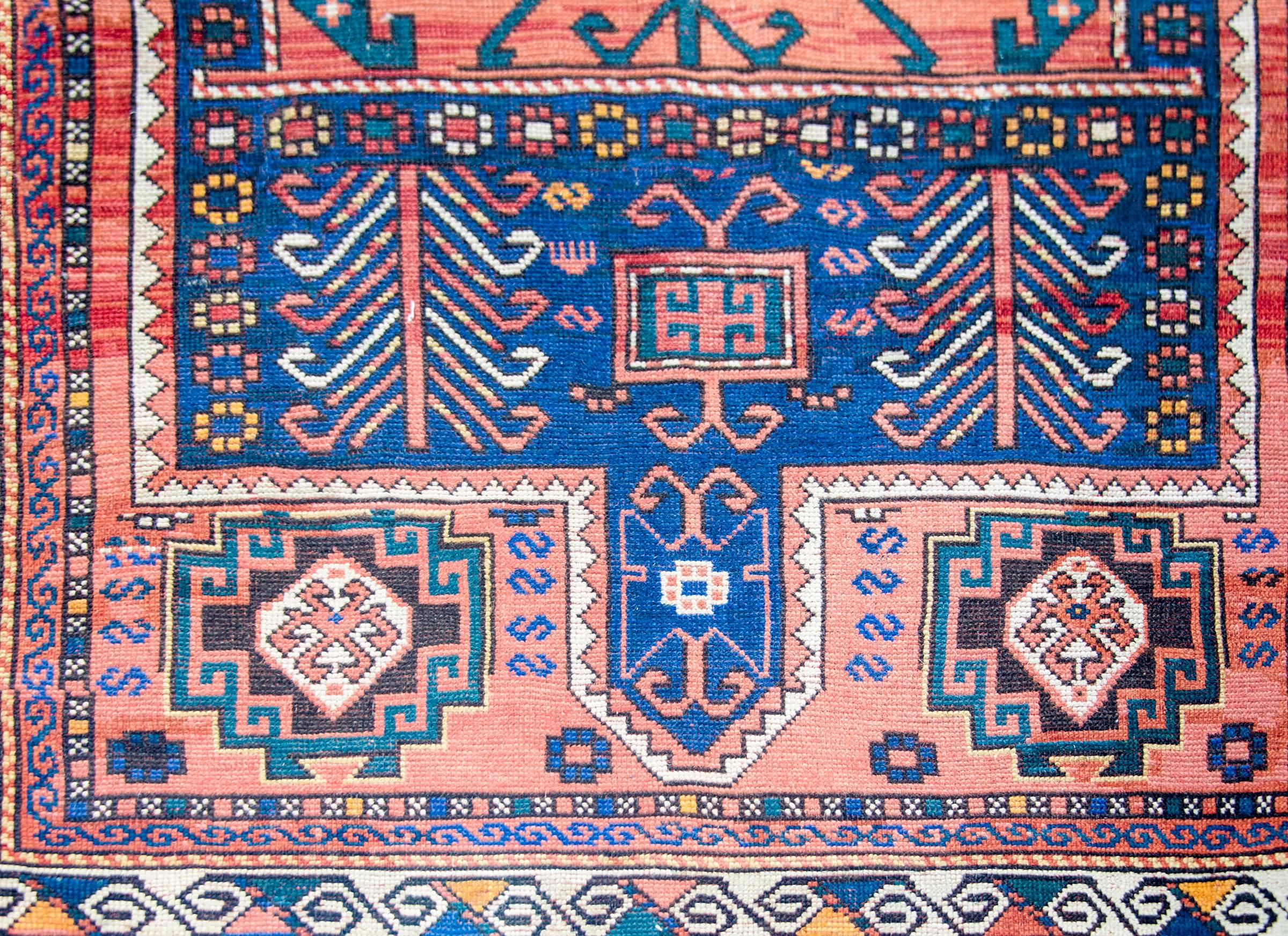 Persian Late 19th Century Kazak Rug