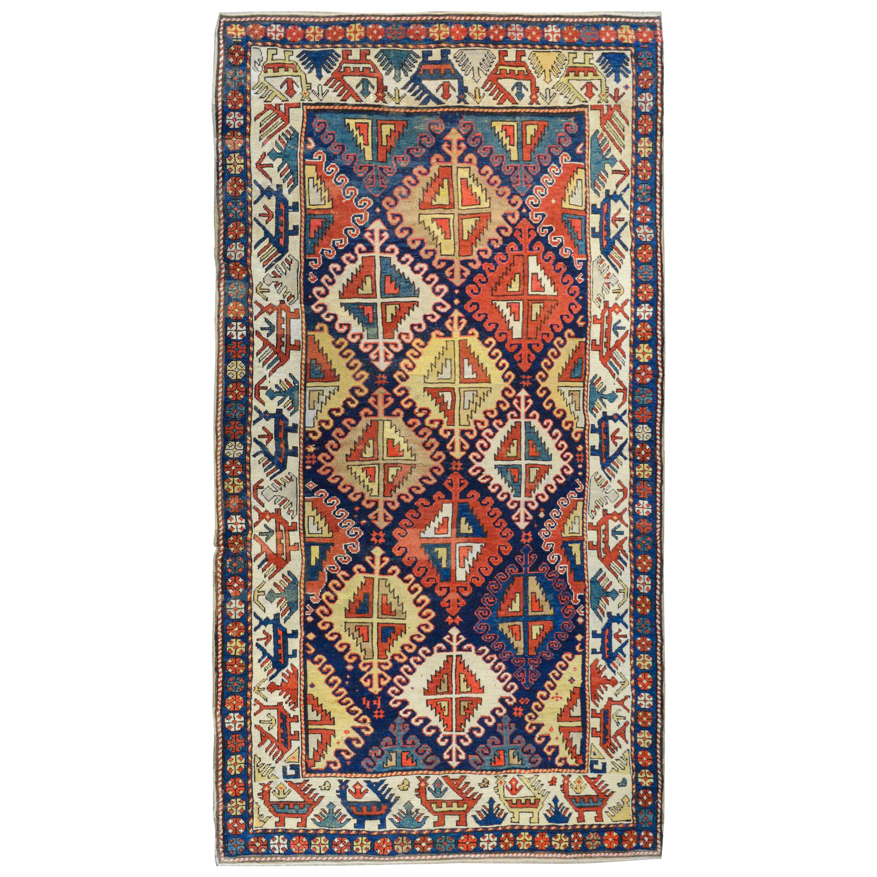 Kazak-Teppich aus dem späten 19.