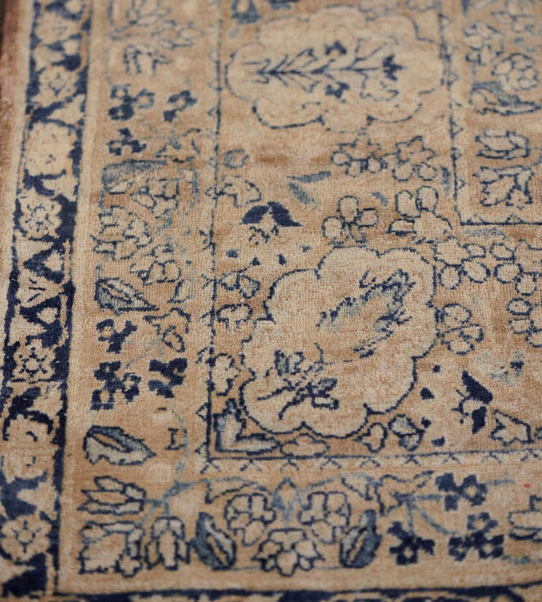 Persian Late 19th Century Kerman Rug from Persia For Sale
