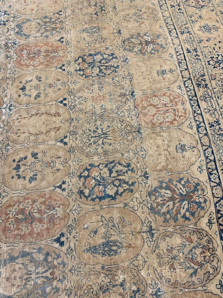 Late 19th Century Kerman Rug from Persia For Sale 6