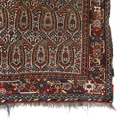 Late 19th Century Kuba Boteh Rug